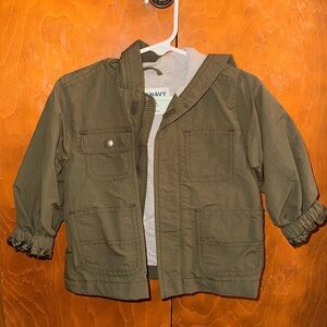 Old Navy Kids Olive Raincoat